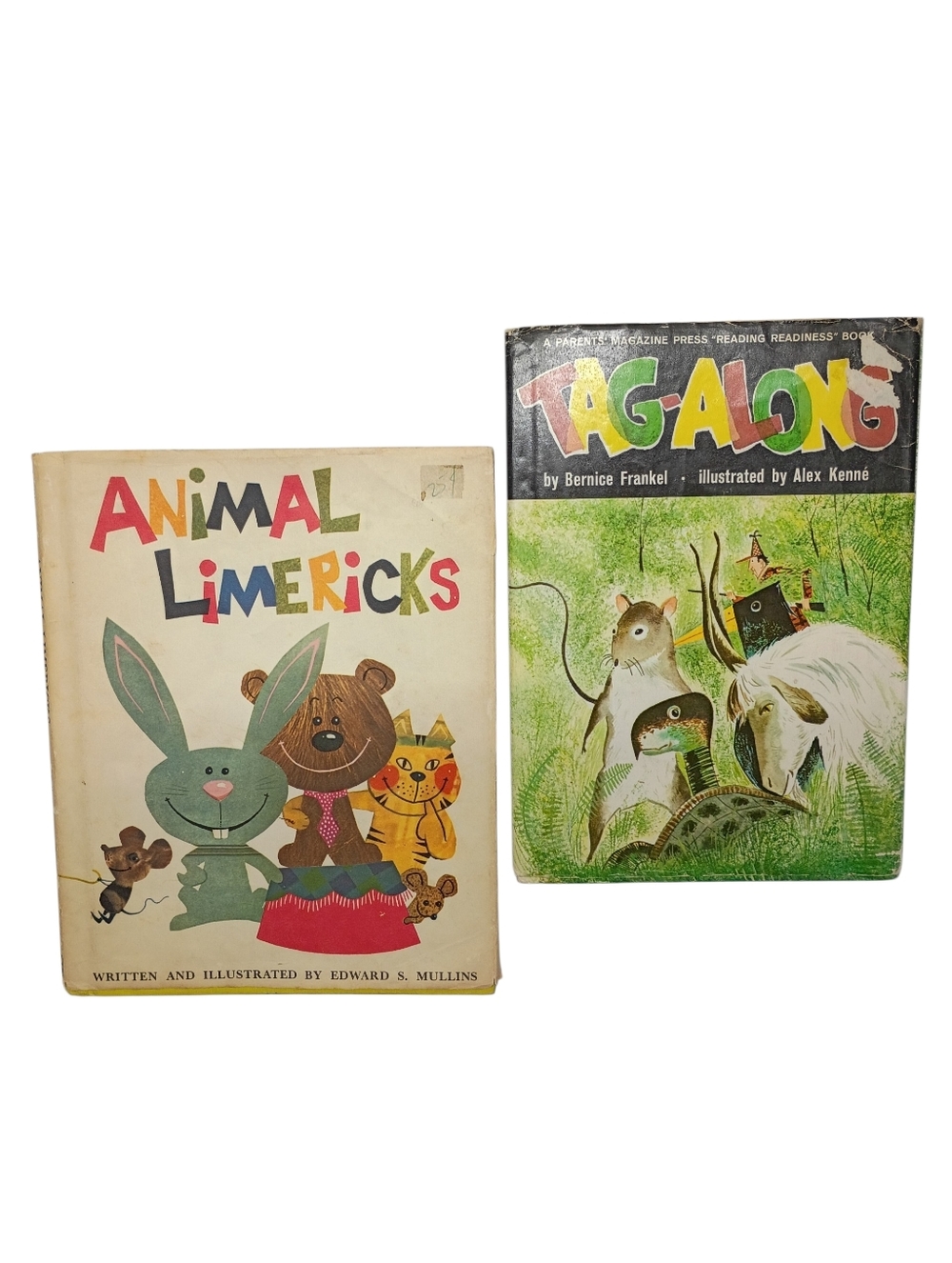 1960's Children's H/C Books "Animal Limericks" & " Tag-A-Long" Fictional
